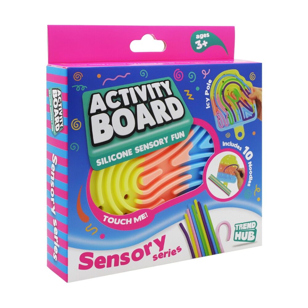 Trend Hub Kids 3y+ Silicone Activity Board Wave 2 Sensory Toy Assorted (3 Pack) — image 4