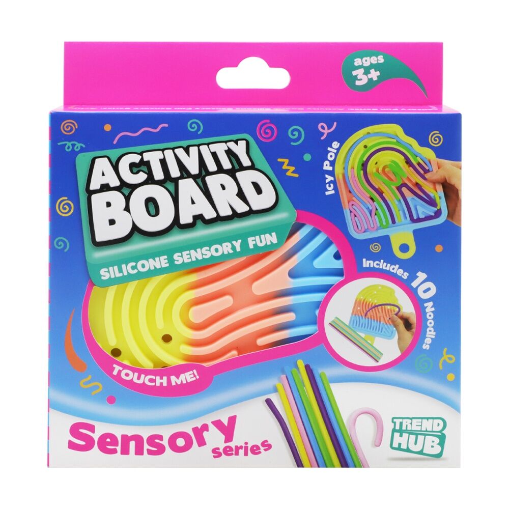 Trend Hub Kids 3y+ Silicone Activity Board Wave 2 Sensory Toy Assorted (3 Pack) — image 3