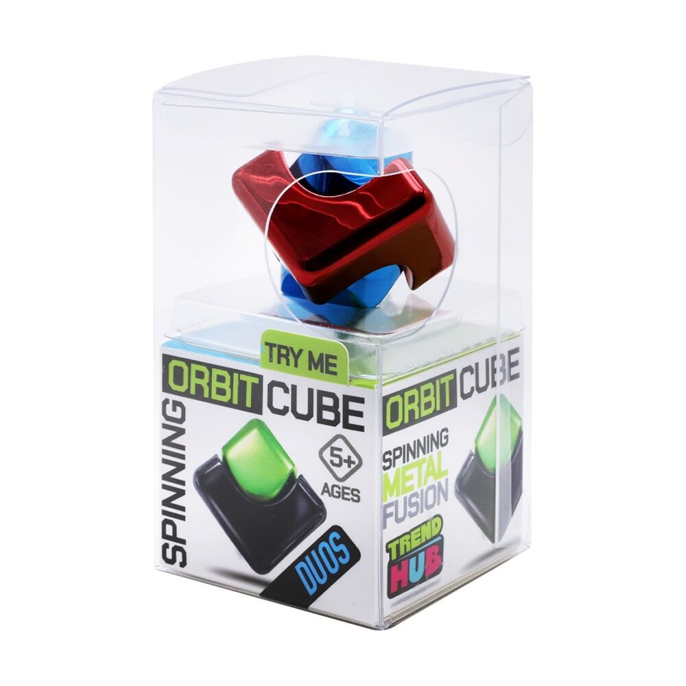 Trend Hub Kids 5y+ Orbit Cube Metallic Fidget Spinner Assorted Colours (2 Pack) — image 10