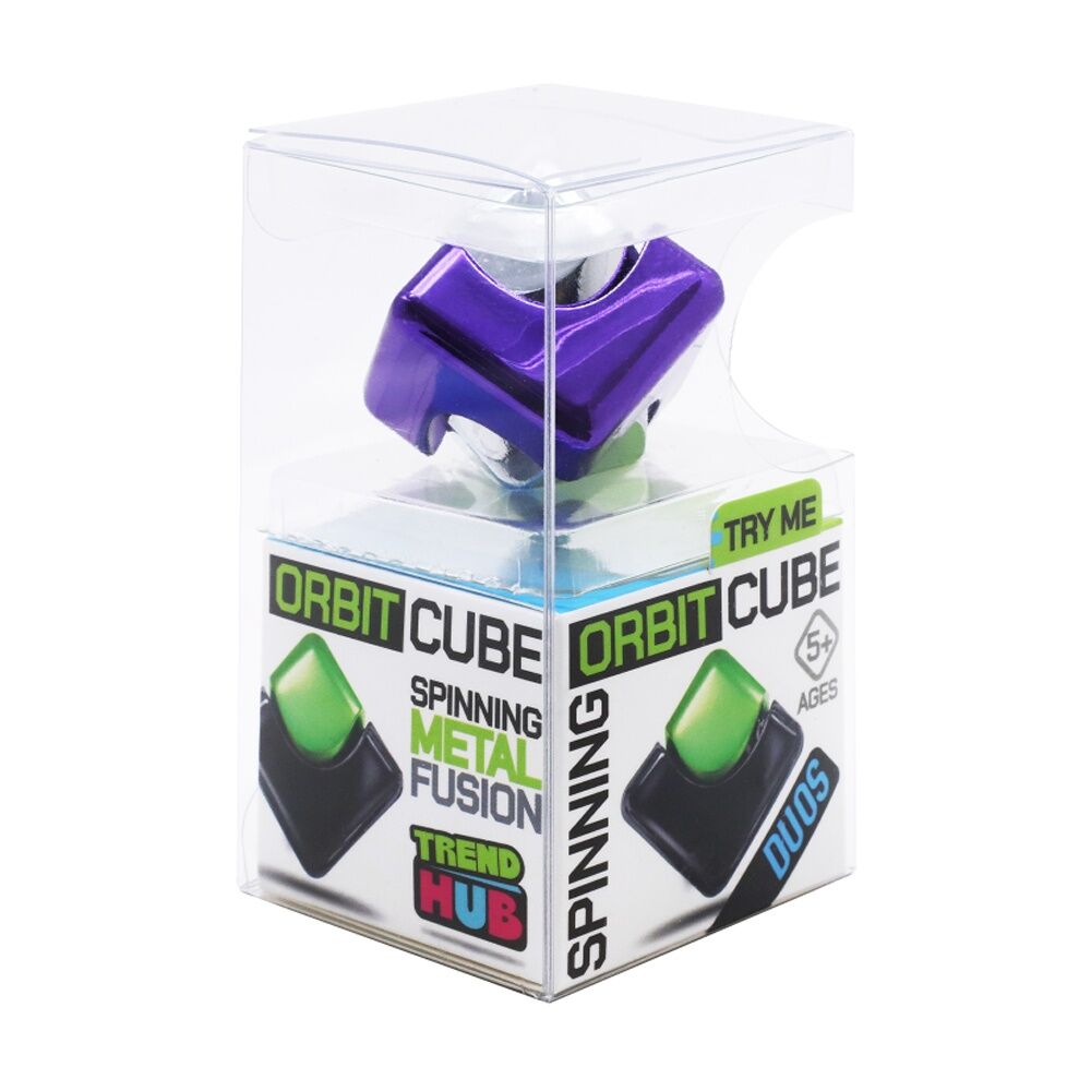 Trend Hub Kids 5y+ Orbit Cube Metallic Fidget Spinner Assorted Colours (2 Pack) — image 7