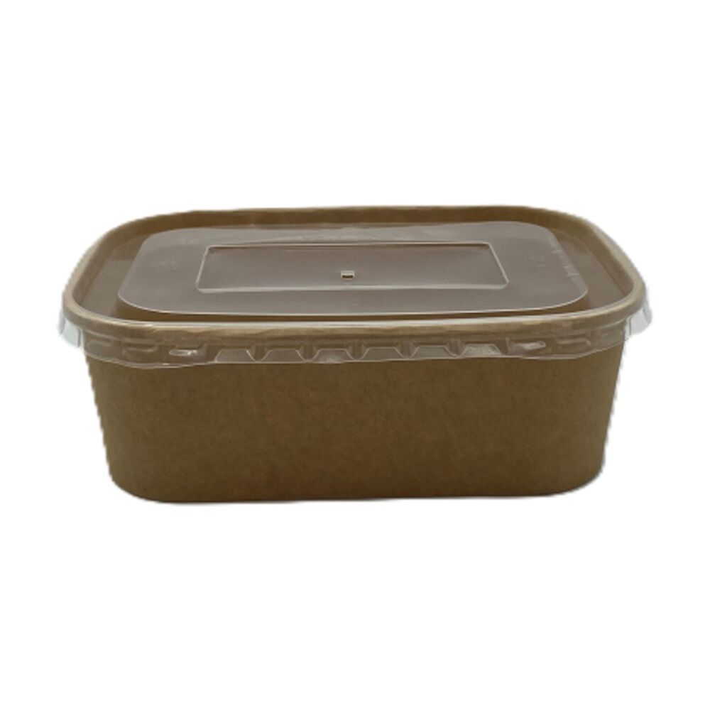 Partyware 10pc Partyware Rectangular Aqueous Storage Container Set w/ PP Lids 750ml (6 Pack) — image 3