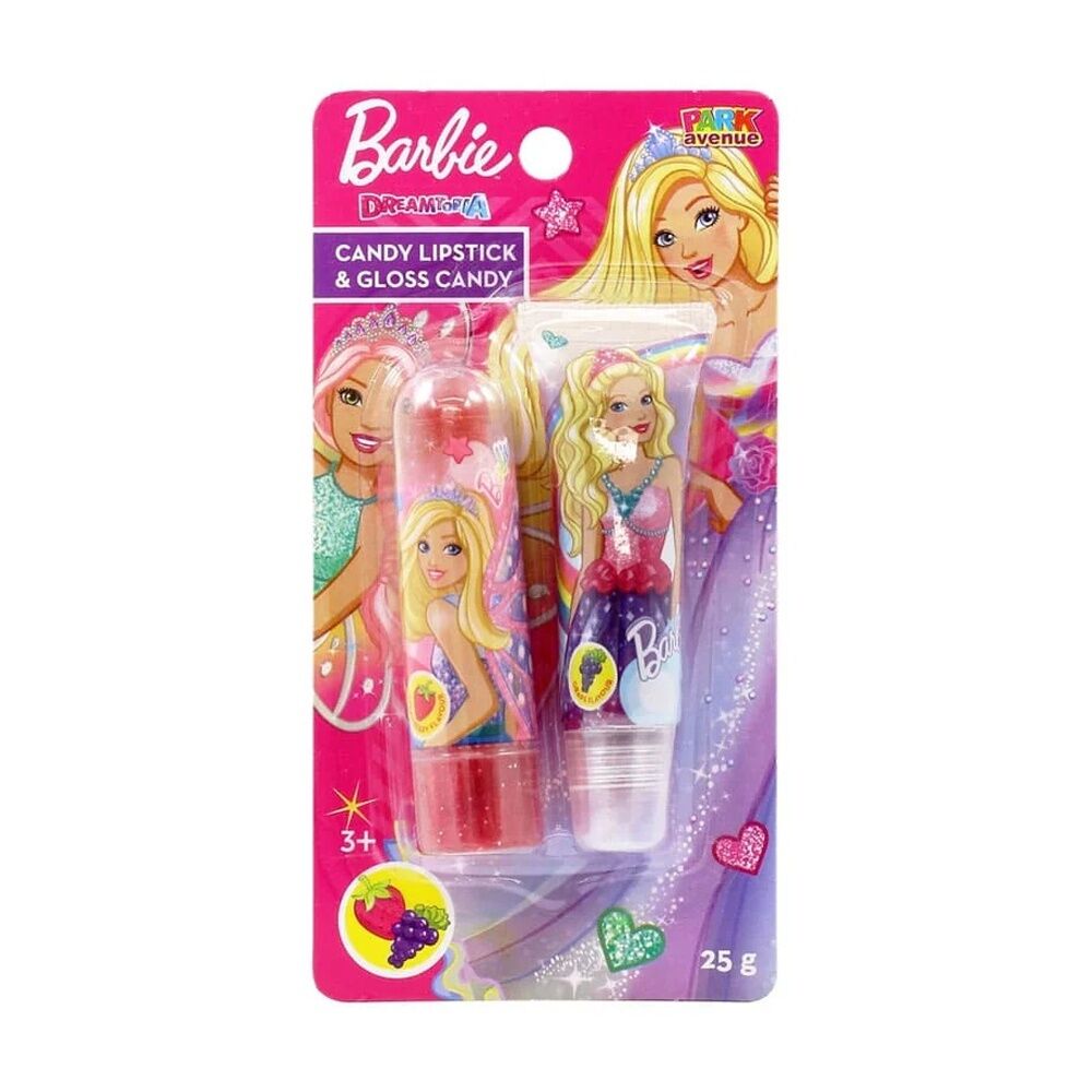 Park Avenue Barbie Dreamtopia Candy Lipstick & Gloss 25g Assorted (12 Pack) — image 2