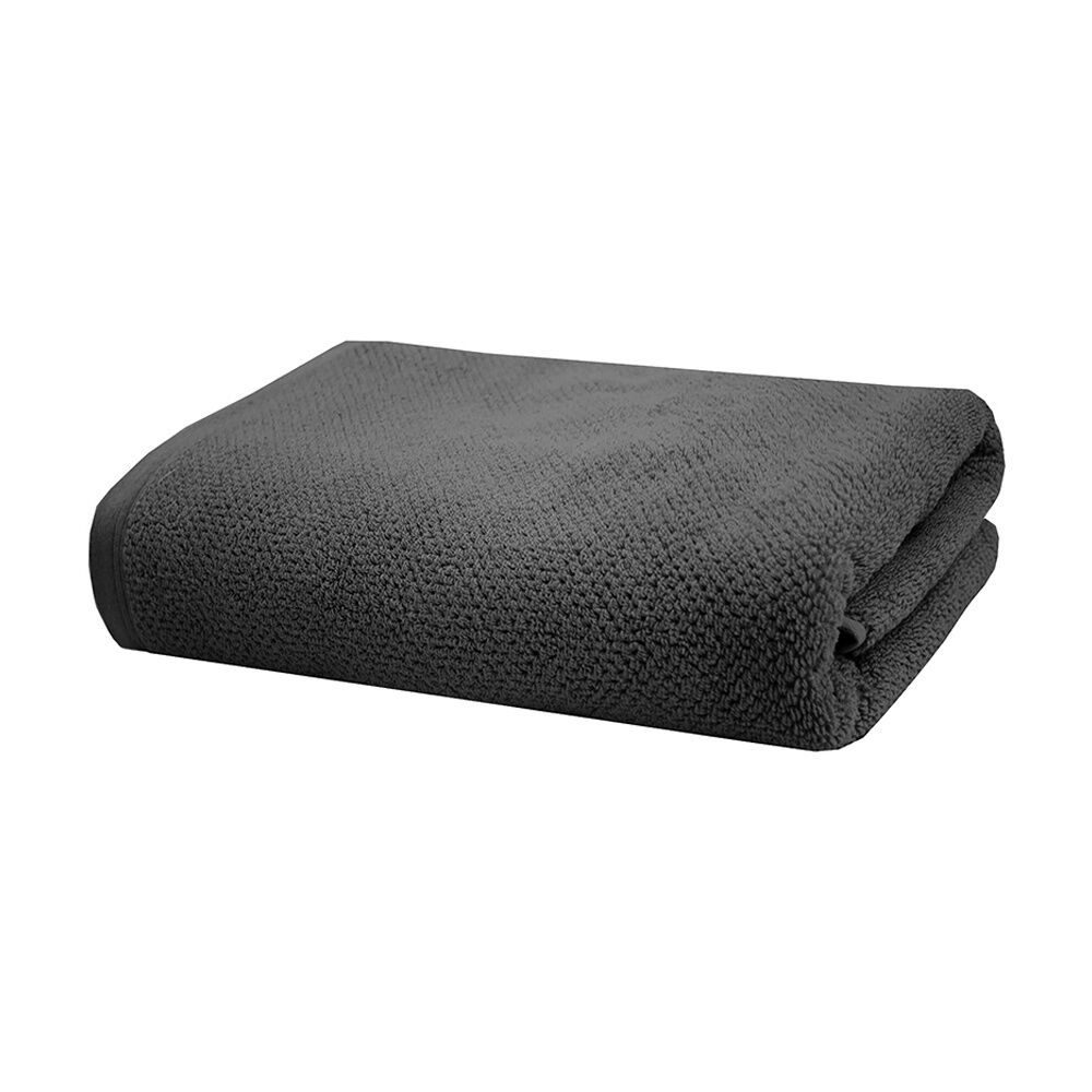 Bambury 80x160cm Grey Angove 600gsm Soft Absorbent Cotton Bath Sheet