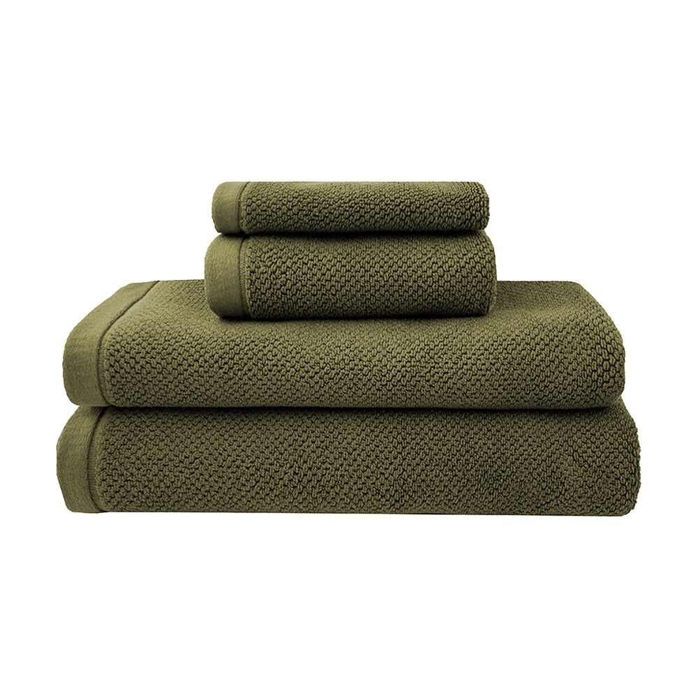 Bambury Angove 600gsm Soft Absorbent Cotton Bath Sheet 80x160cm Green (2 Pack) — image 5