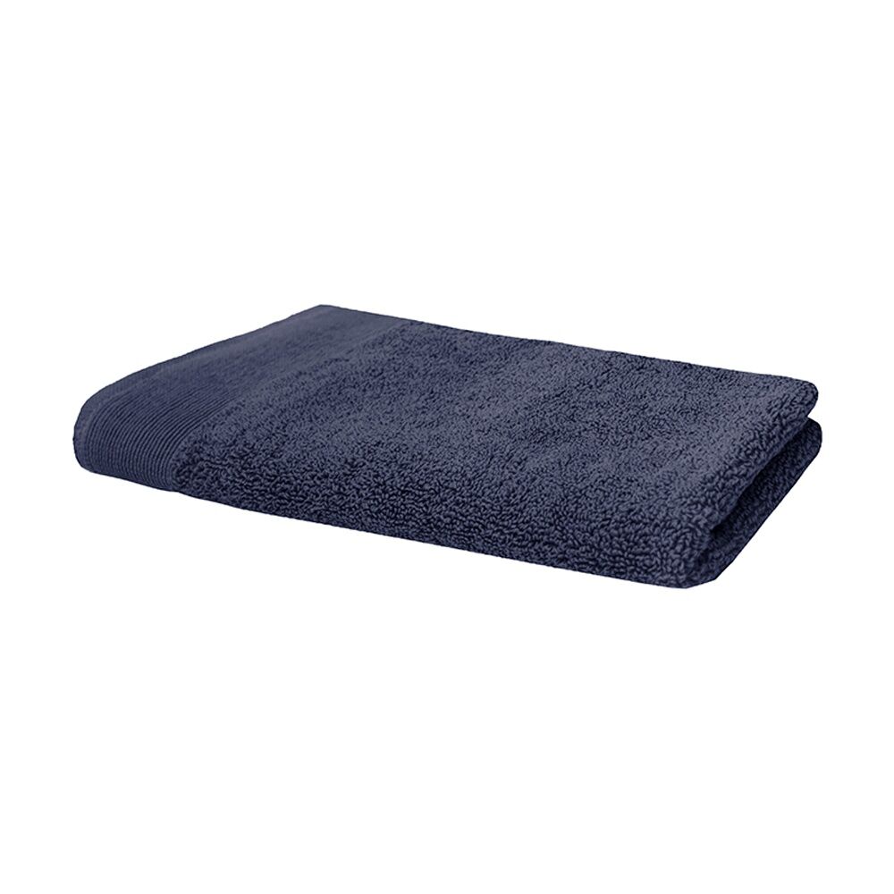 Bambury 40x60cm Blue Elvire 600gsm Soft Absorbent Cotton Hand Towel