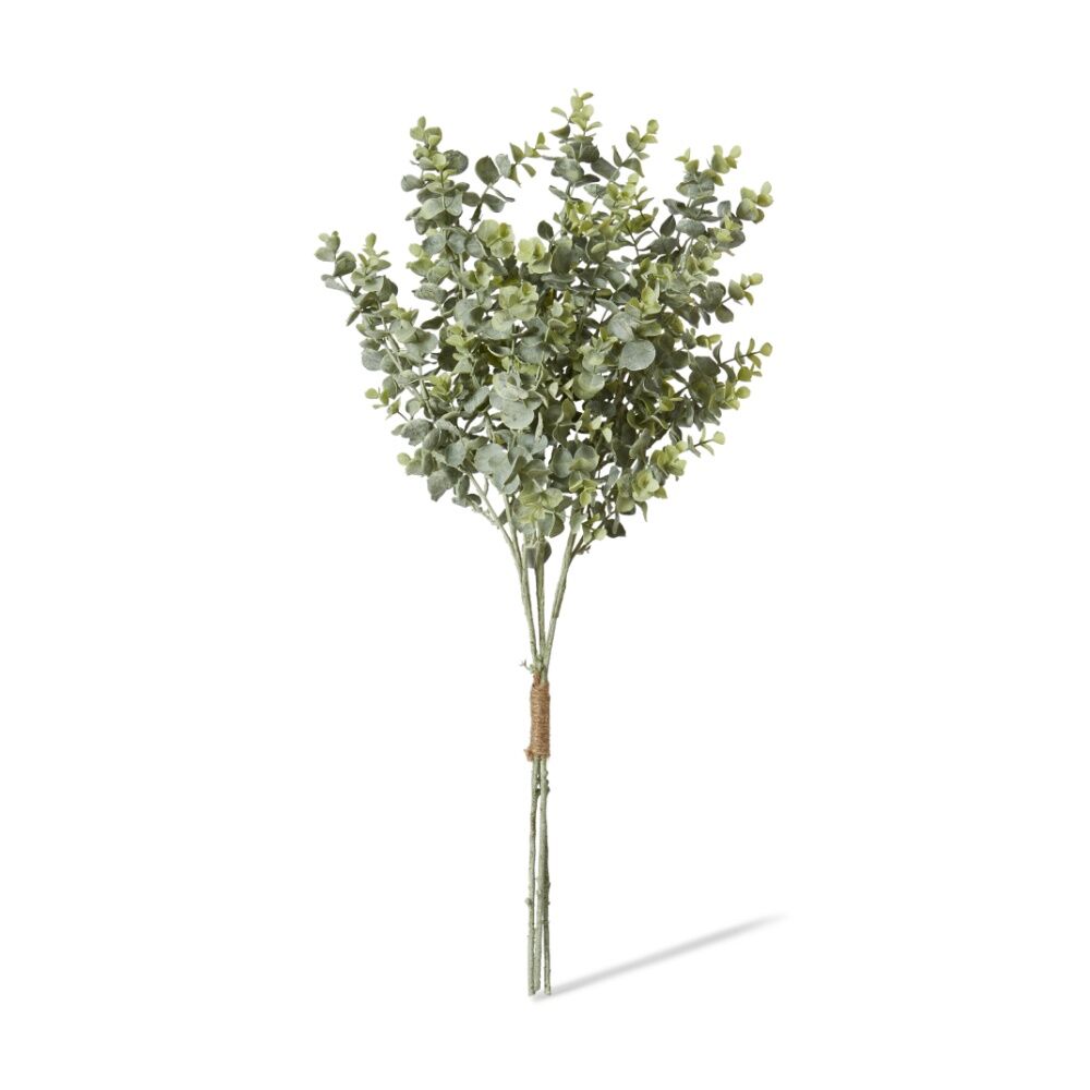 E Style Eucalyptus Bundle Grey Green Artificial Plant Leaves 35x35x64cm (6 Pack)