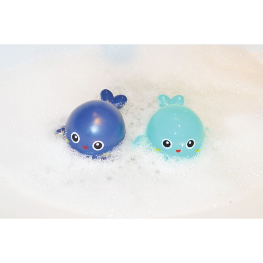 Buddy & Barney 12m+ Bath Time Wind Up Whales Plastic Kids Toy (2 Pieces) — image 2