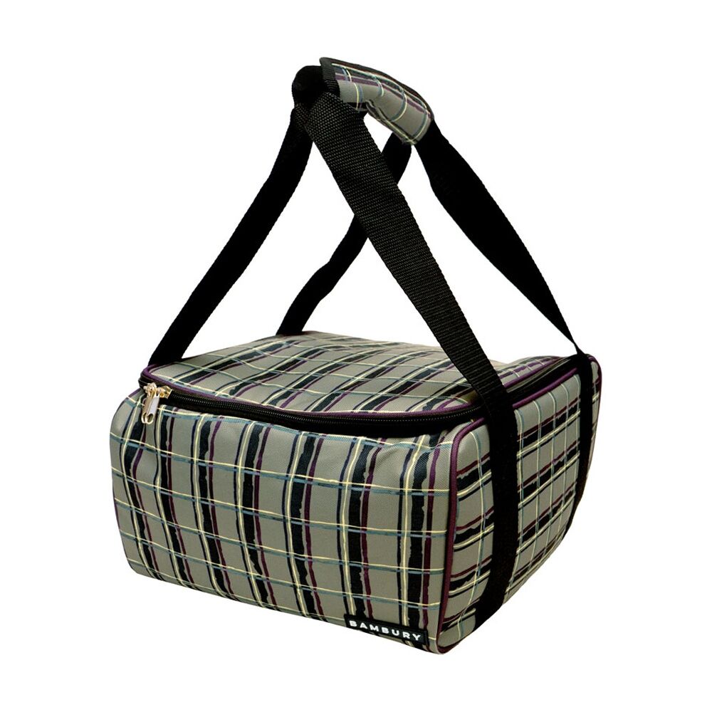 Bambury Felix Square Food Carrier Dish Transport Bag Spacious 30x30x18cm Bambury