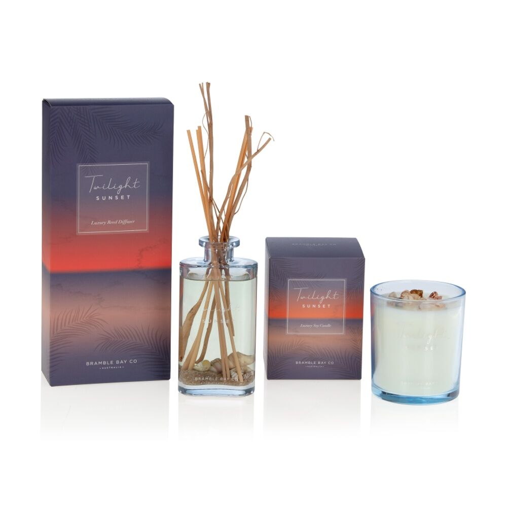 Bramble Bay Ocean Twilight Sunset Candle w/ Decorations Home Fragrance 300g (2 Pack) — image 4