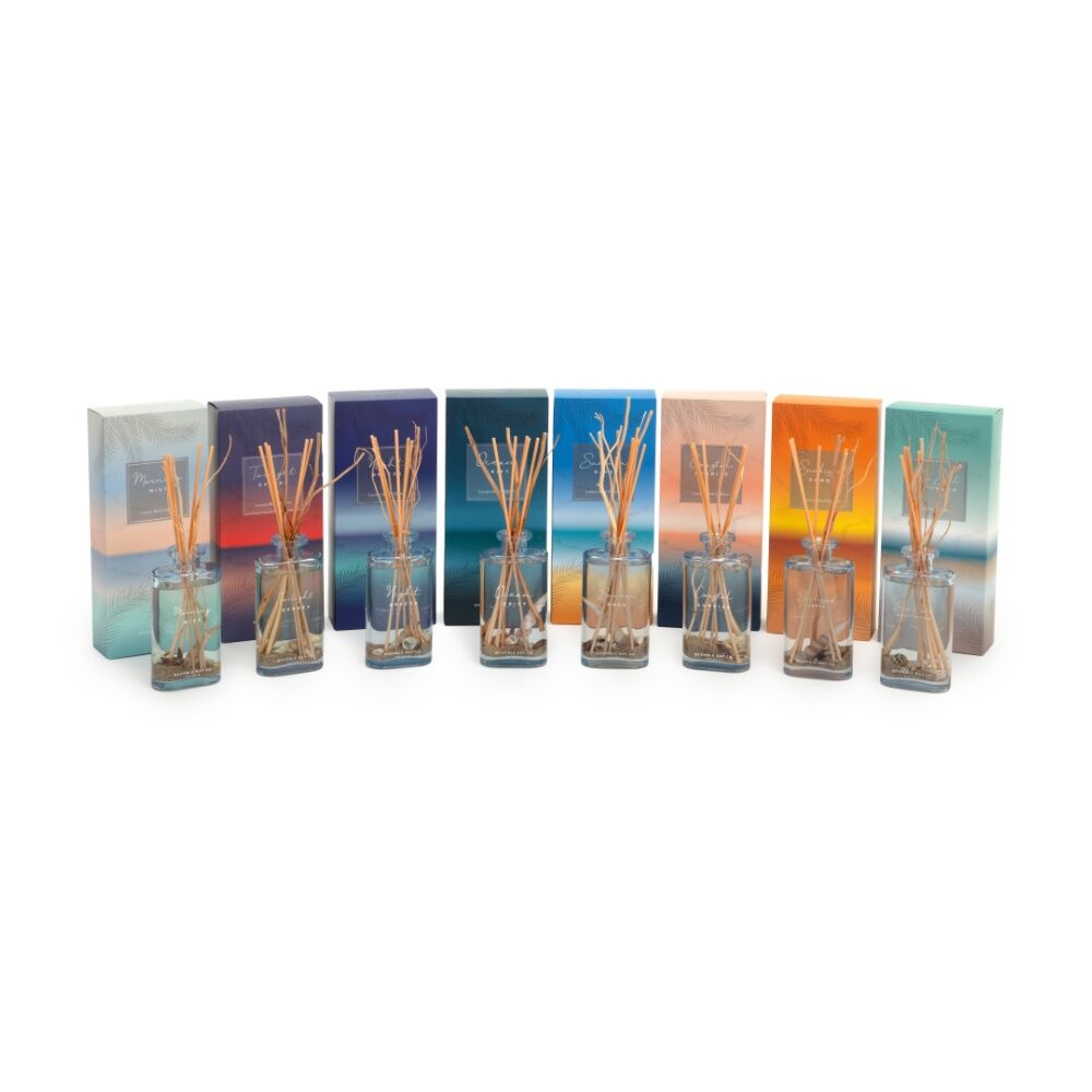 Bramble Bay 150ml Ocean Twilight Sunset Glass Reed Diffuser Home Fragrance — image 4