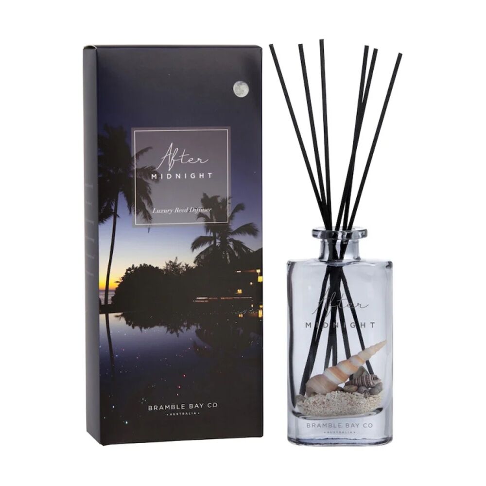 Bramble Bay Ocean After Dark Midnight Glass Reed Diffuser 150ml (2 Pack) — image 3