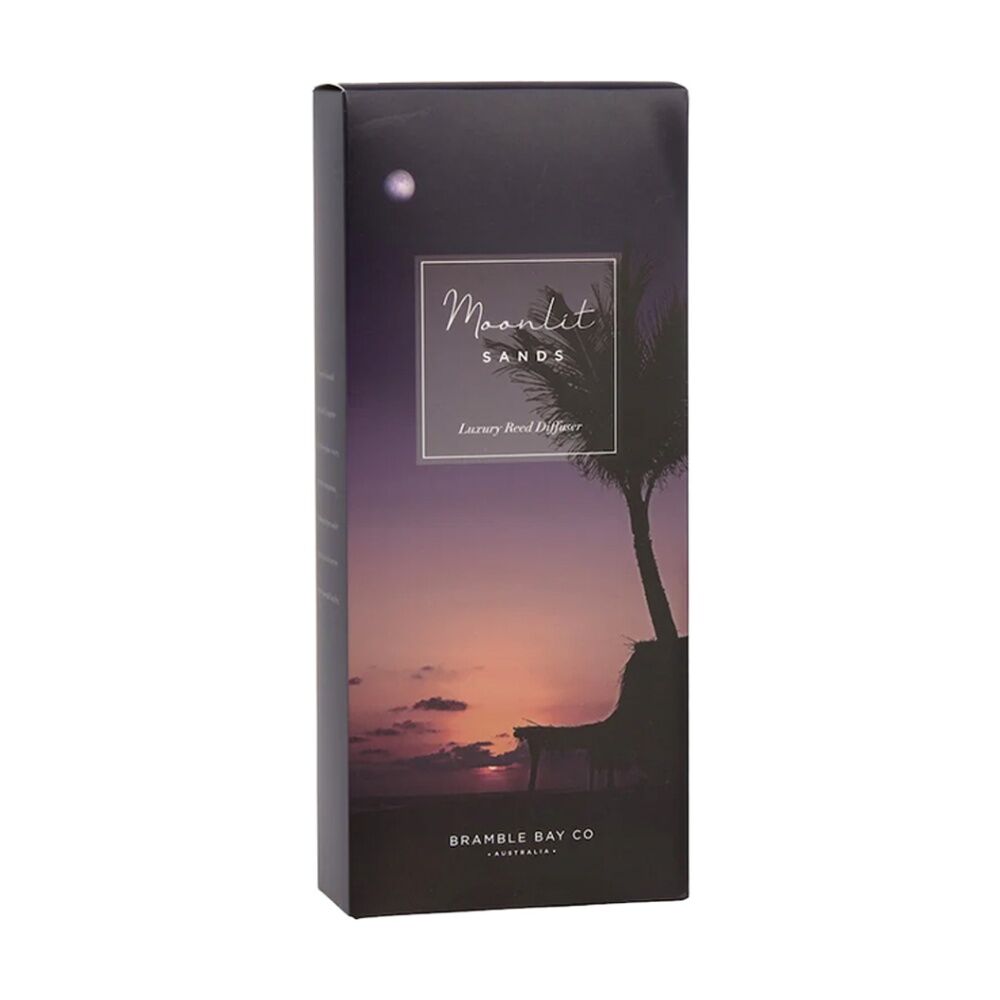 Bramble Bay Ocean After Dark Moonlit Sands Glass Reed Diffuser 150ml (2 Pack) — image 2