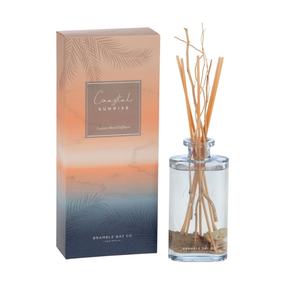 Bramble Bay 150ml Ocean Coastal Sunrise Glass Reed Diffuser Home Fragrance — image 2