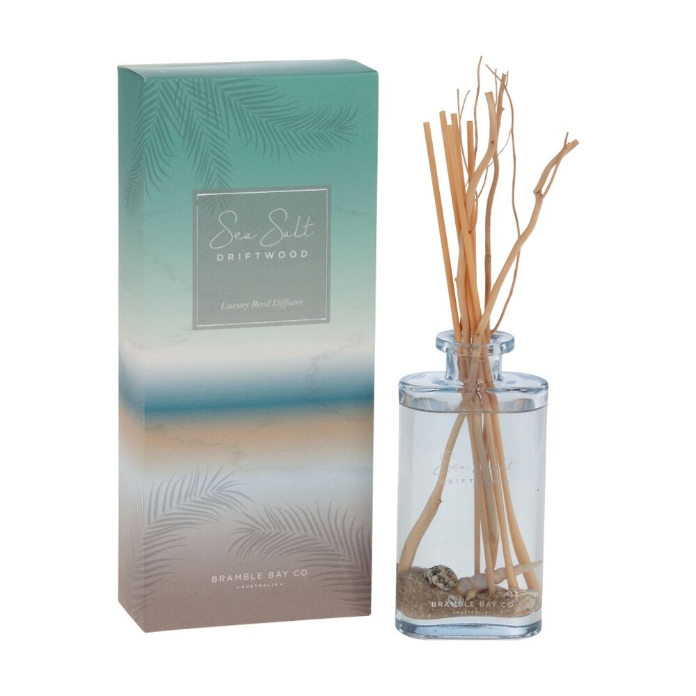 Bramble Bay 150ml Ocean Sea Salt & Driftwood Glass Reed Diffuser Home Fragrance — image 2