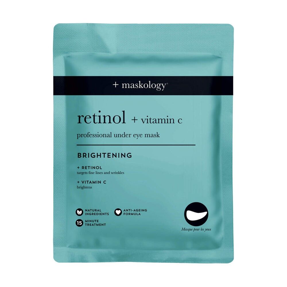Maskology Retinol+Vitamin-C Professional Under Eye Mask Anti-Ageing Formula (3 Pack) — image 2