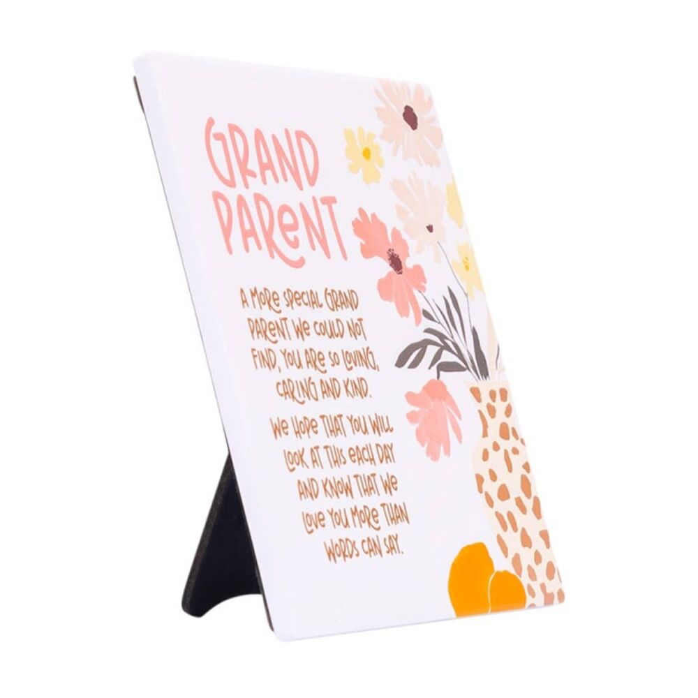 Splosh Billie Grandparent Verse Ceramic w/ Hook & Stand White Pink 12x14x1cm (2 Pack) — image 4