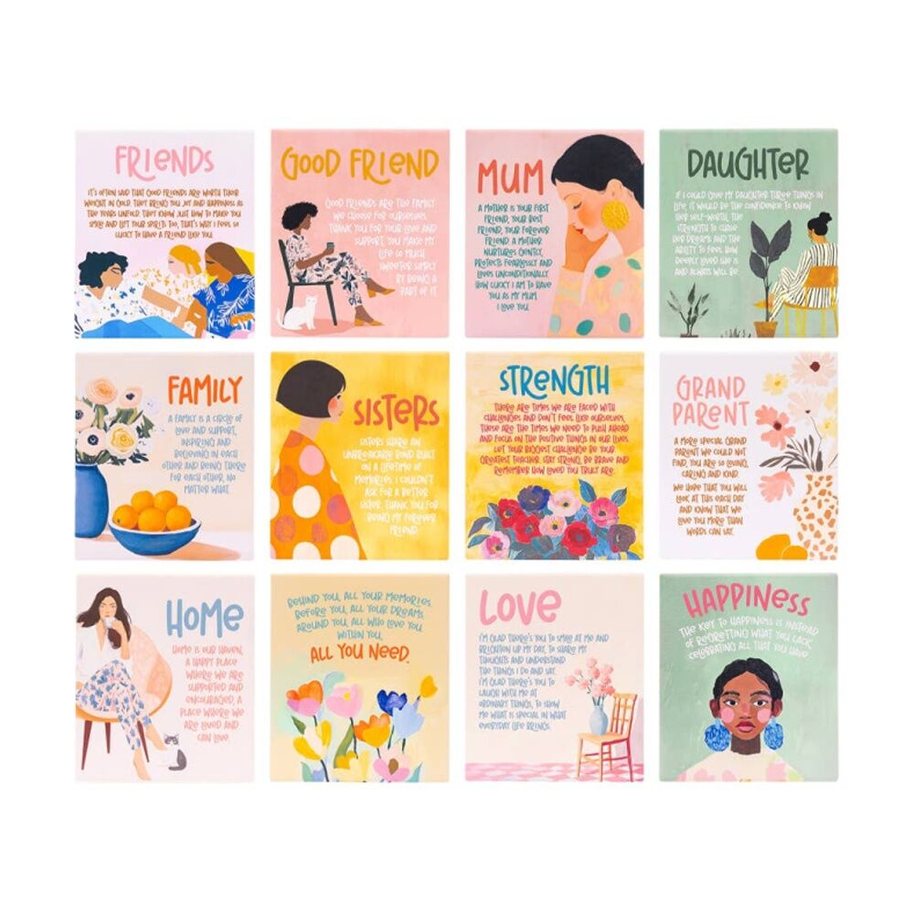 Splosh Billie Happiness Verse Ceramic w/ Hook & Stand 12x14x1cm (2 Pack) — image 7