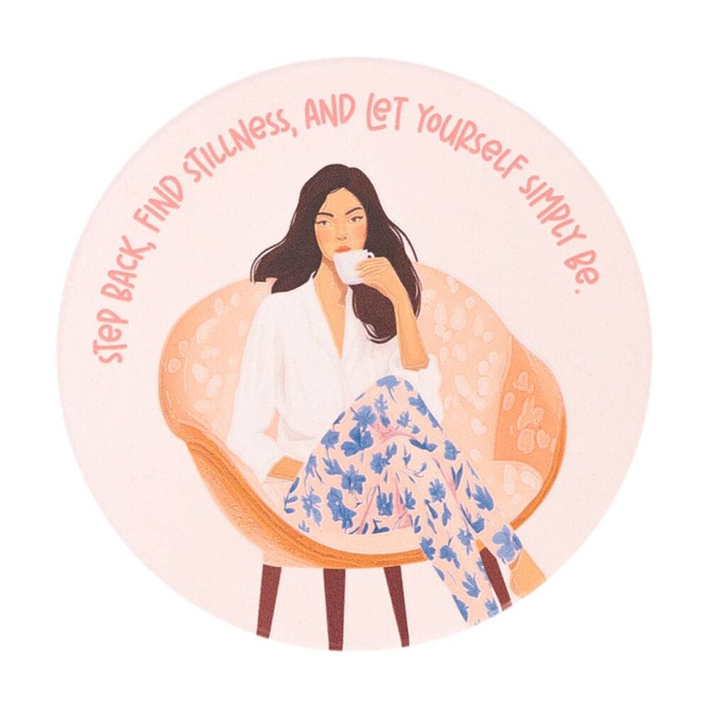 Splosh Billie Simply Be Ceramic Coaster Cork Backing Absorbent 11cm