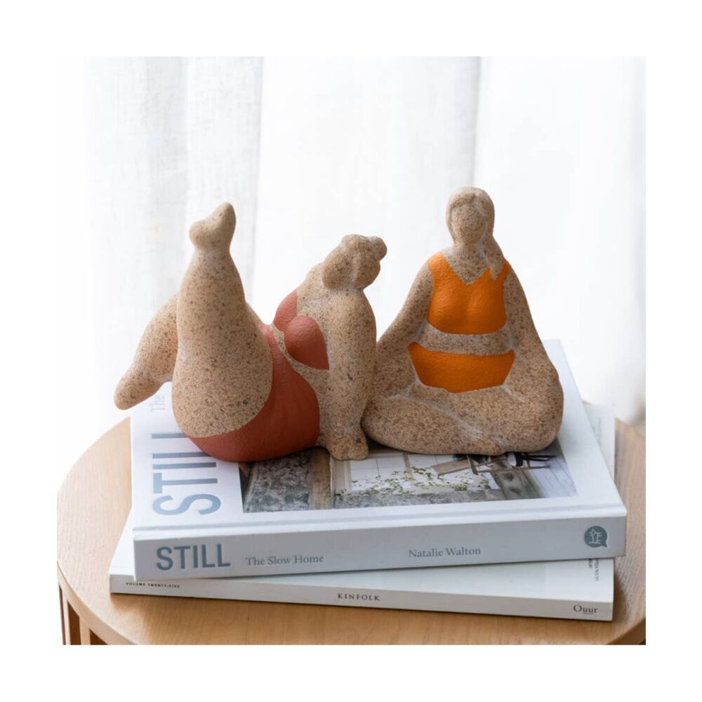 Splosh Billie Bathing Terracotta Statue Lightweight Decorative Accent 15cm — image 4