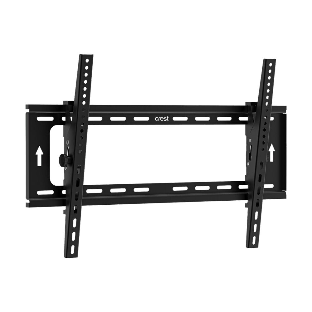 Crest Tilt Action Adjusting TV Wall Mount For 37 to 90 Inch Holds 80kg Black Crest