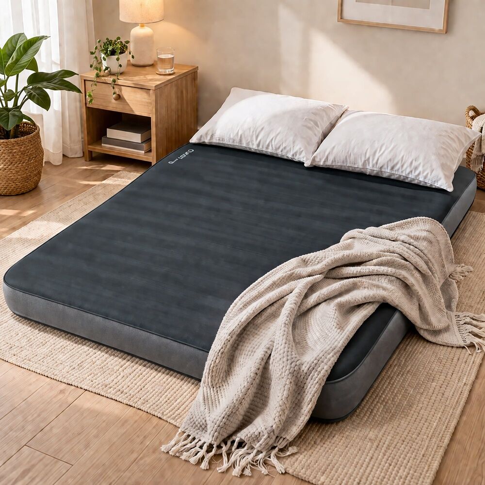 Quest Dreamlux 15 Mat - Queen V2 - 15cm Thick Self Inflating Camping Mattress - Cross-Cored Foam for Warmth and Comfort - Soft Pongee Top and Base - — image 2