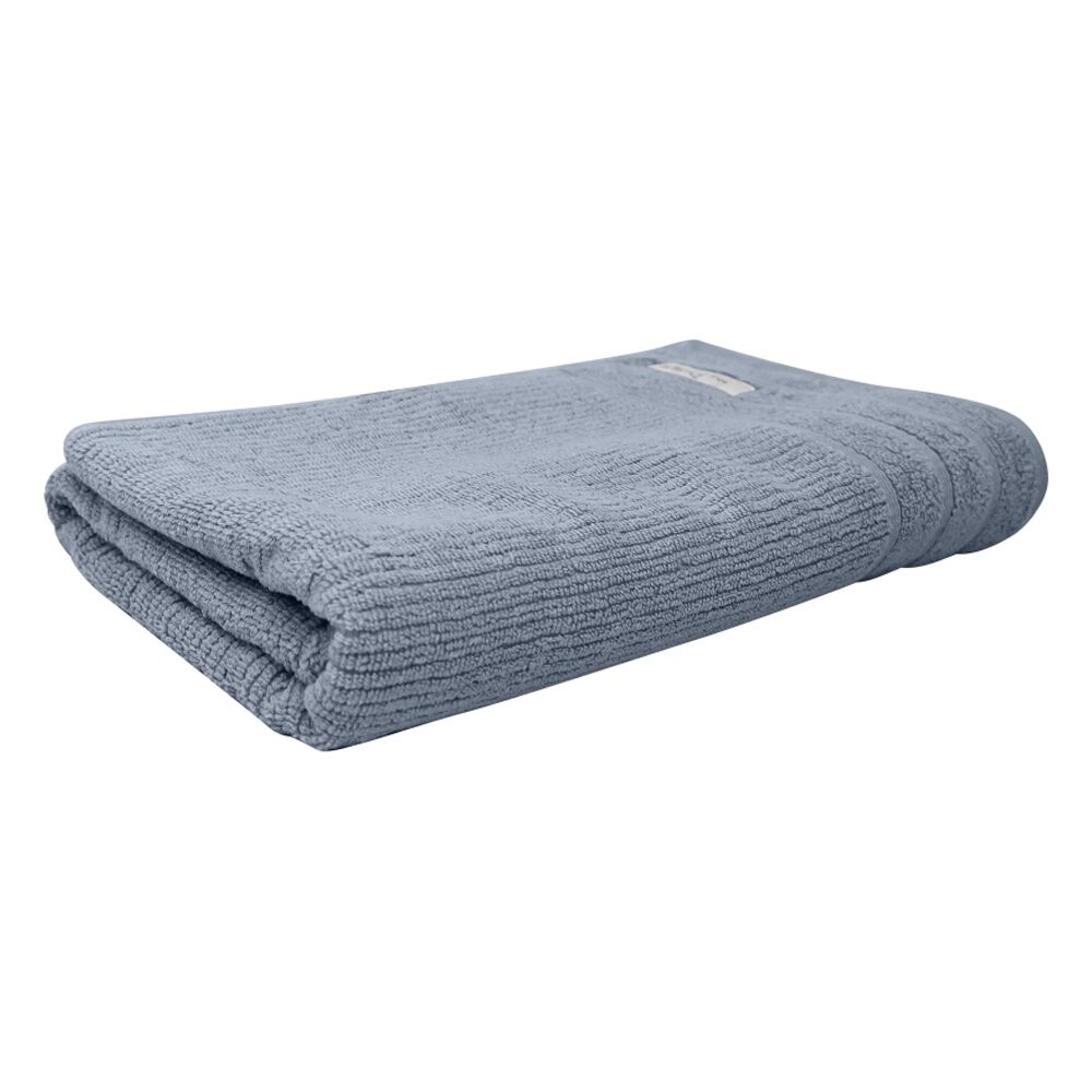 Bas Phillips Mercury Cairo Ribbed Collection Cotton Bath Towel 137x68cm
