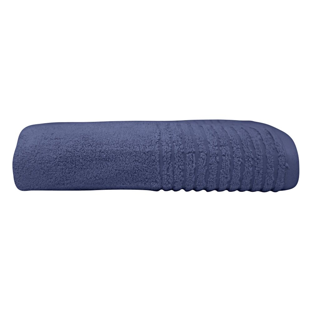 Bas Phillips Indigo Hayman Zero Twist Bath Towel 600Gsm Cotton 137x68cm — image 2