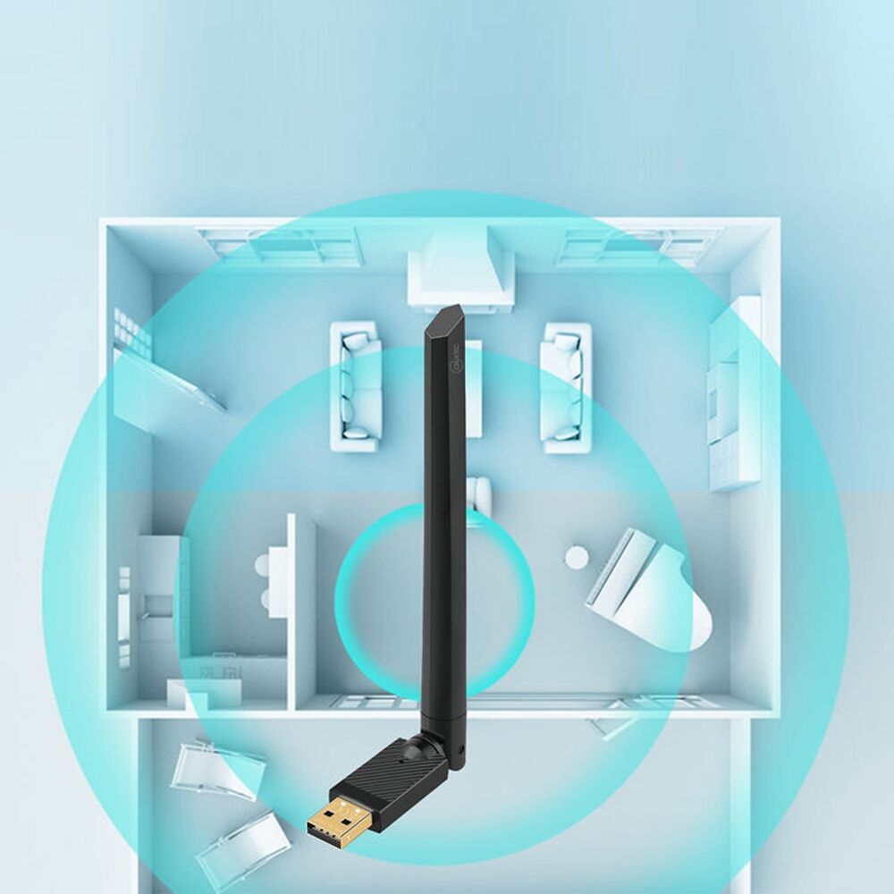 Cruxtec Bluetooth 6.0 USB Adapter Black Type-A Compact Design — image 3