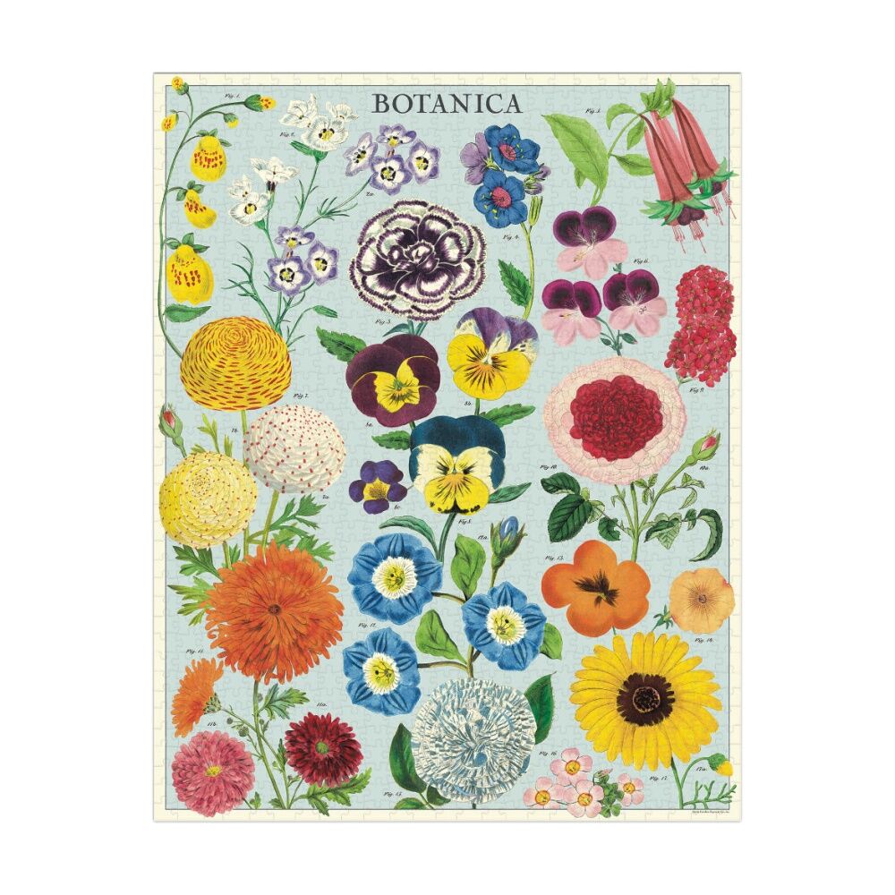 Cavallini Botanica Puzzle Vintage Botanical Illustration Design (1000 Pieces) — image 2