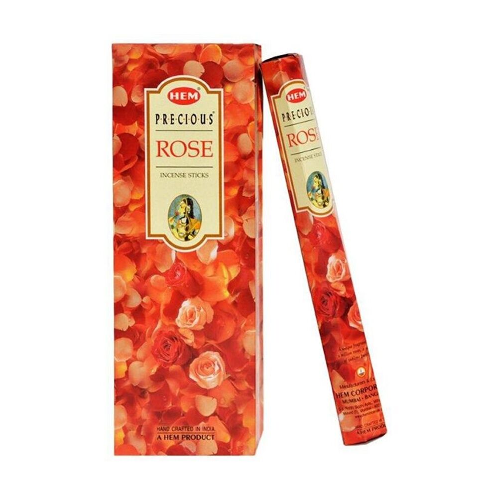 Hem Precious Rose Home Fragrance Scented Smelling Incense Sticks Packet Set — image 2