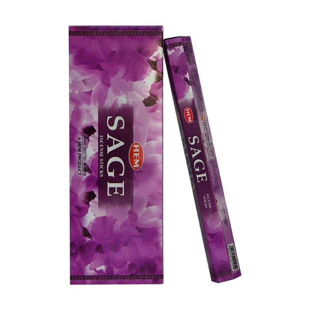 Hem Sage Home Fragrance Scented Smelling Incense Sticks Packet Set — image 2