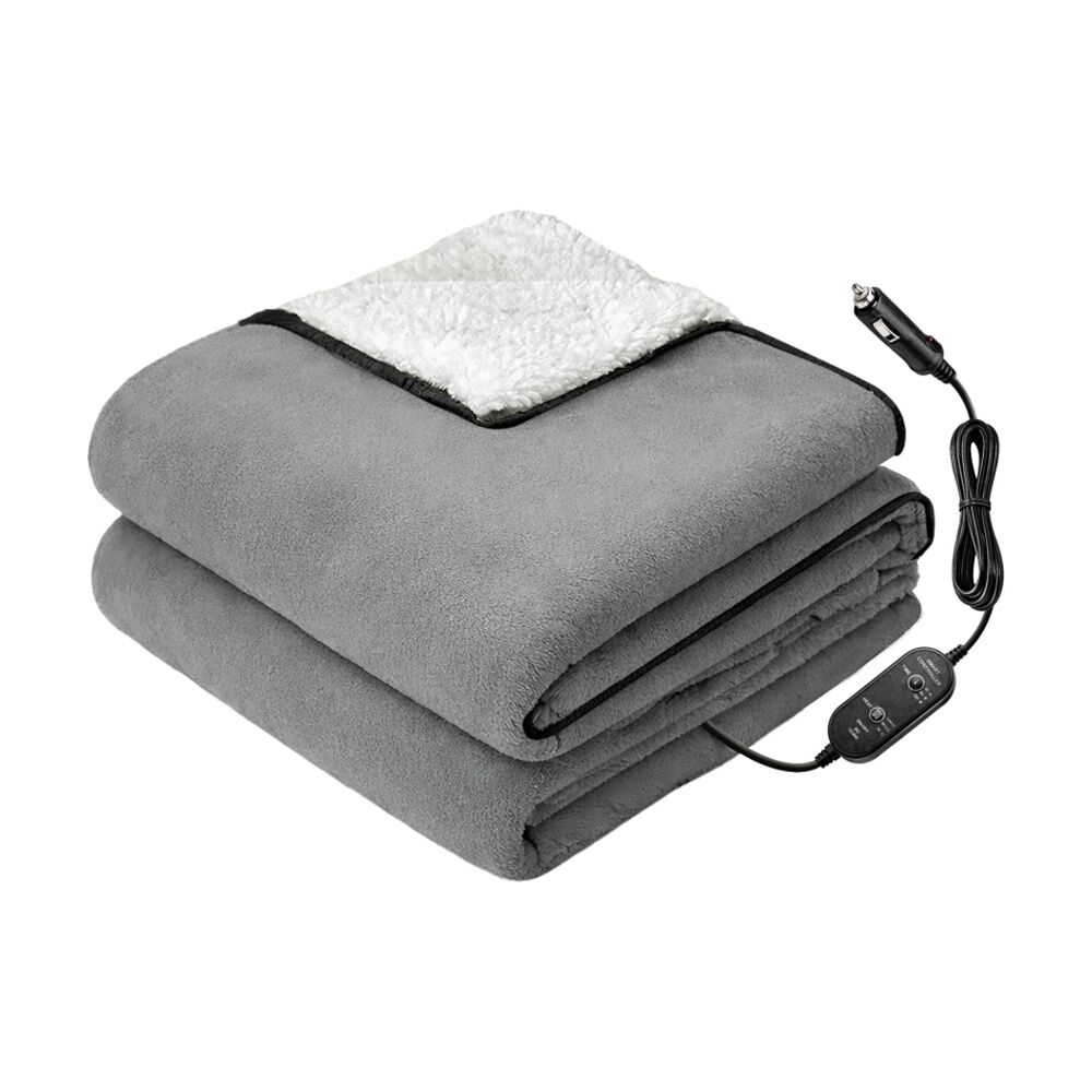 Wildtrak 12V Car Electric Blanket Comfort 45W Rated Power 150x100cm Wildtrak