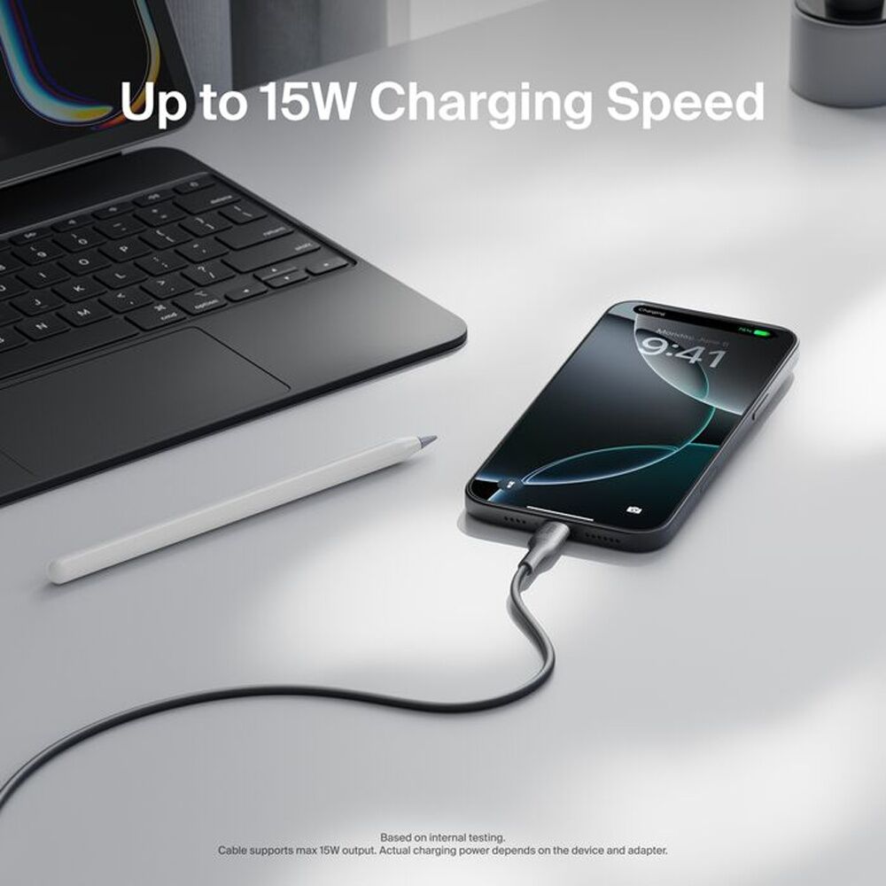 Belkin BoostCharge USB-A to USB-C Charging Cable Universally Compatible 15cm (2 Pack) — image 3