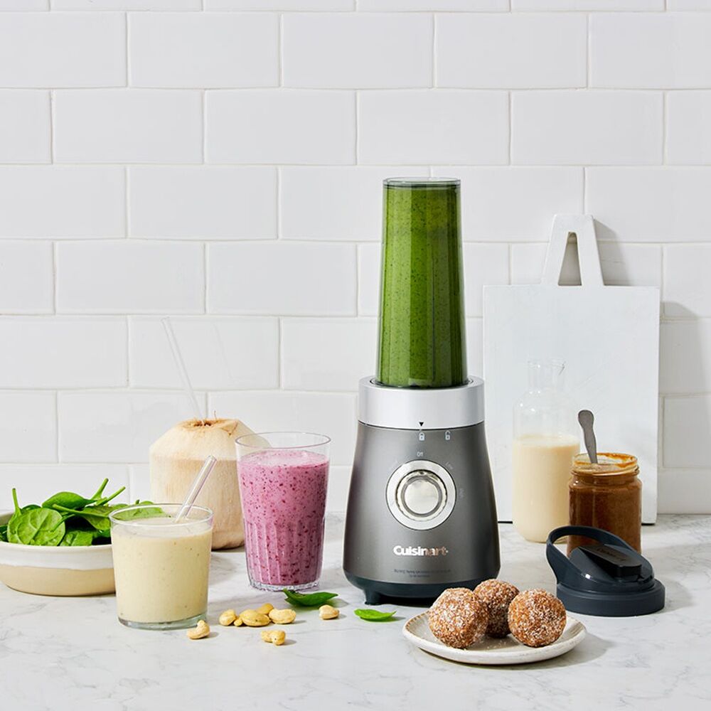 Cuisinart Kick Start Personal Juicer & Blender w/ Pulp Container Grey — image 2