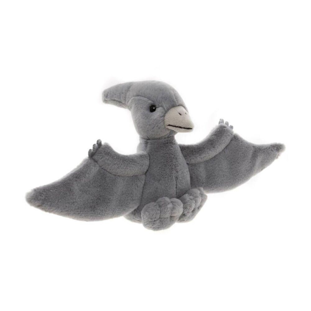 Charlie Bears Grey Pterodactyl Dinosaur Cuddle Cub Plush Kids Soft Toy 0y+ — image 2