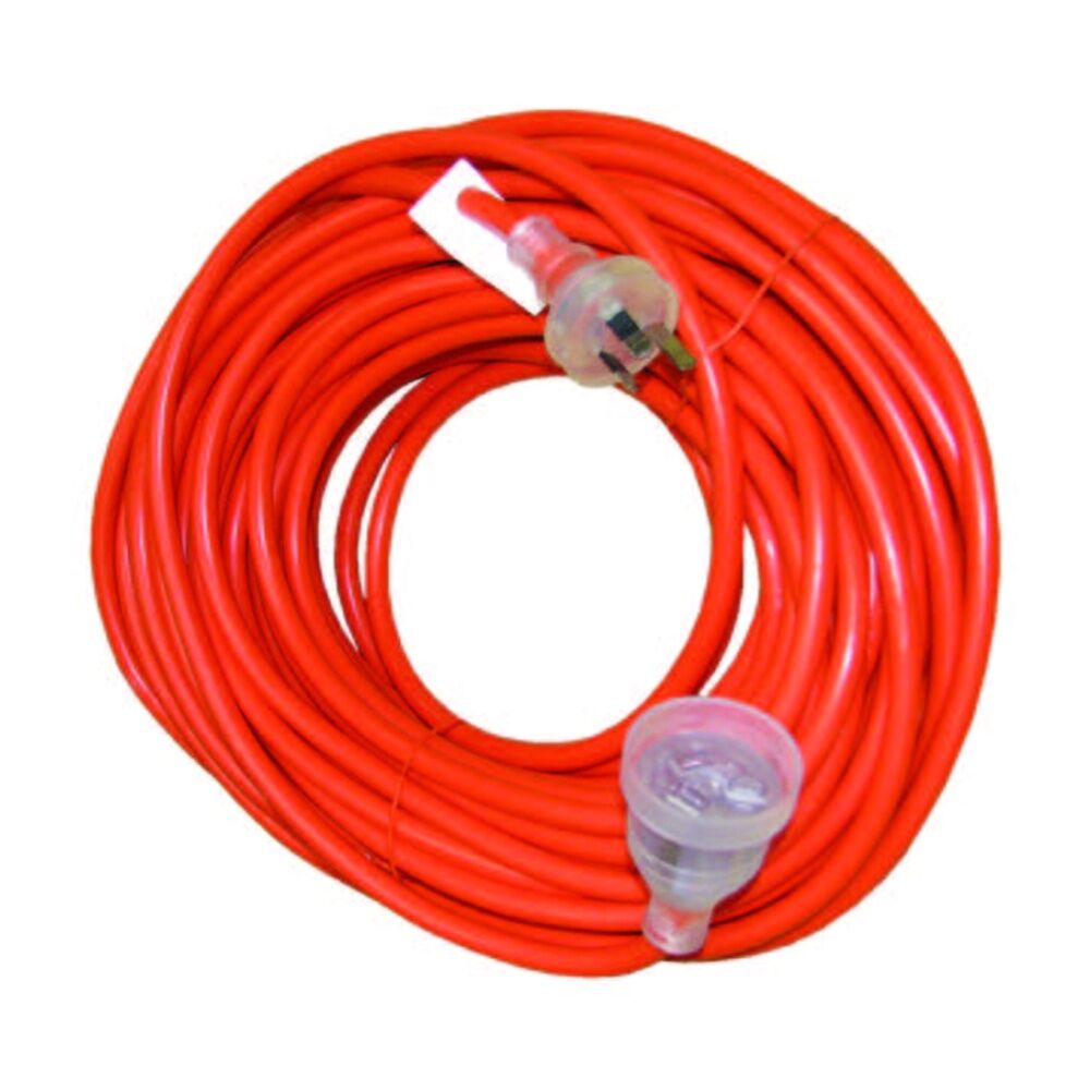 Cleanstar Orange Cleanstar 15m Extension Lead 15 Amp w/ Illuminated Socket & 10 Plug