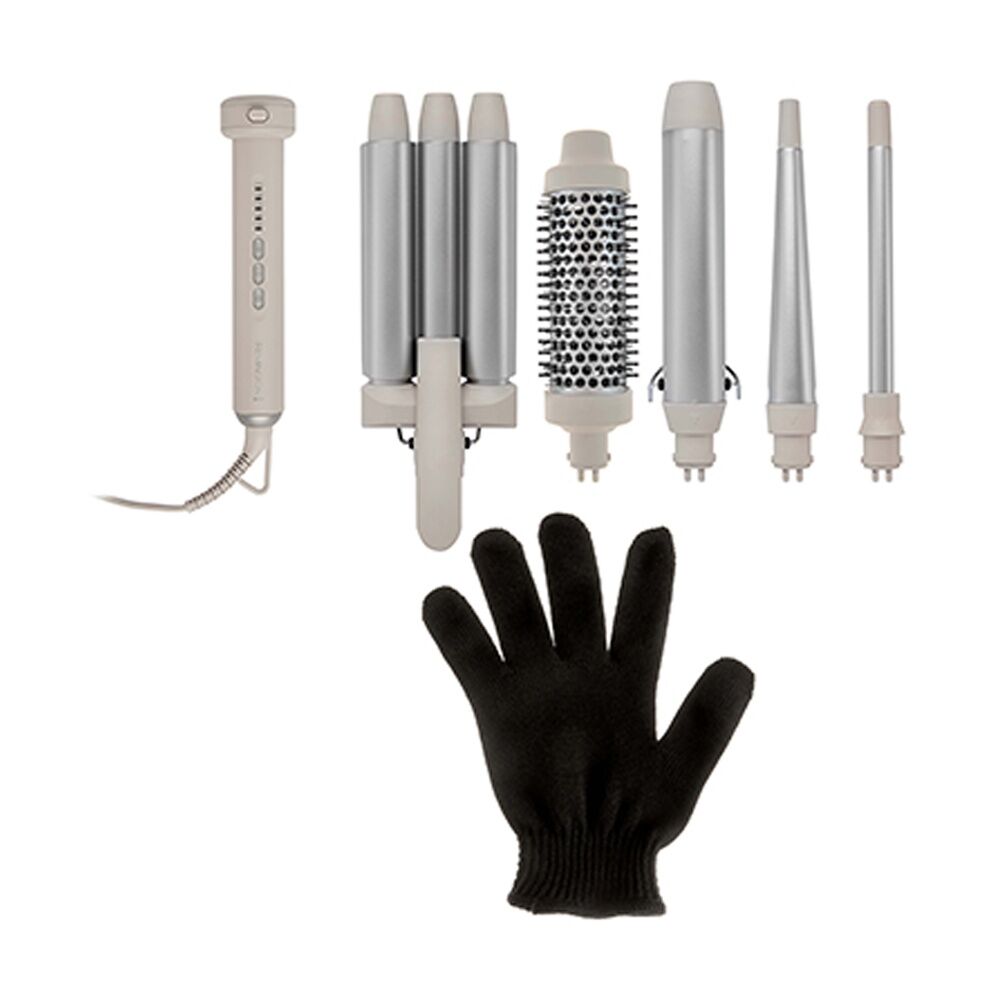 Remington Trendology 5-in-1 Multi-Styler - 5 Interchangeable Attachments - Ceramic Barrels 13mm 33mm - Anti Static Technology - 5 Digital Heat — image 2