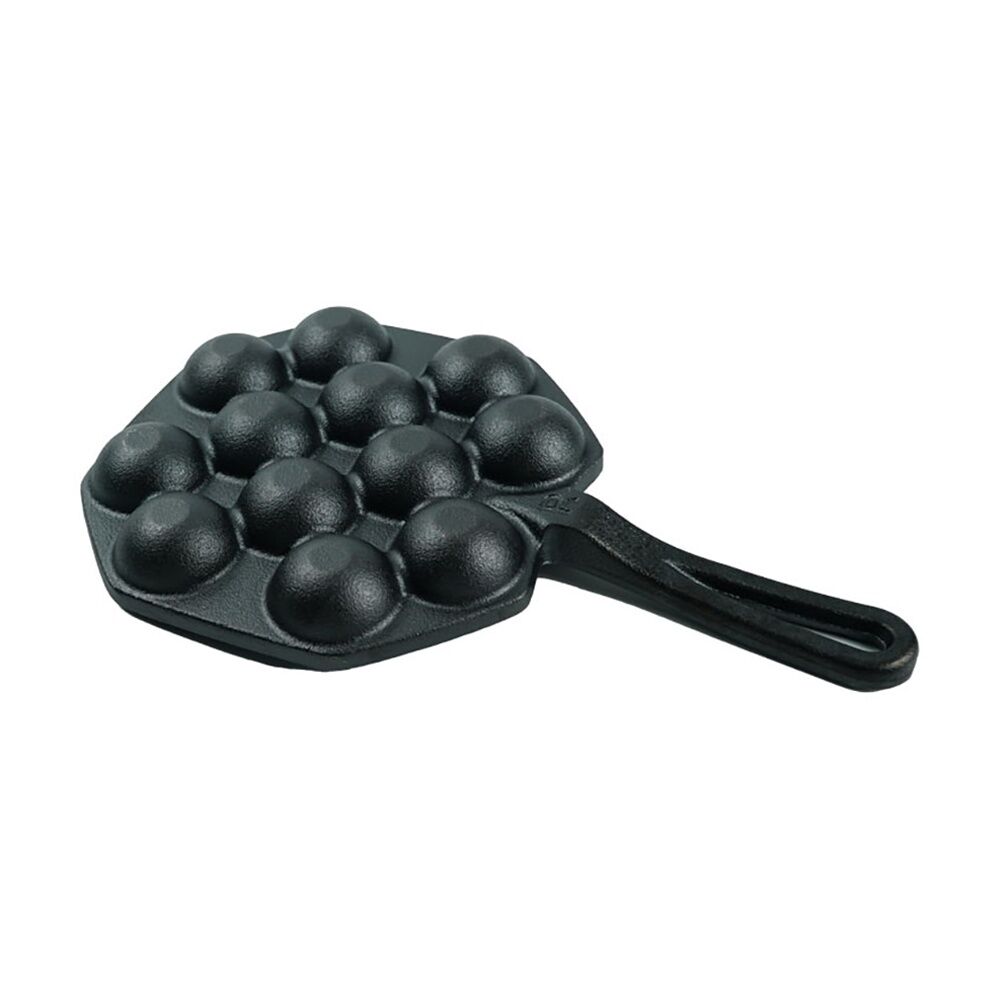 G&S Cast Iron Pre-Seasoned Kitchen Gem Scone Pan w/ 12 Baking Moulds 16.5cm G&S — image 2