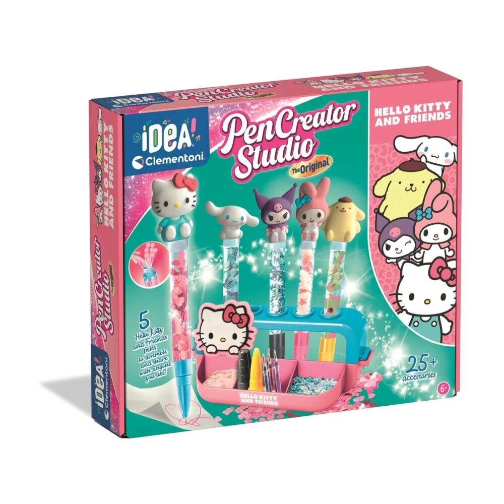 Clementoni 6y+ Hello Kitty & Friends Kids Pen Maker Creator Studio Kit