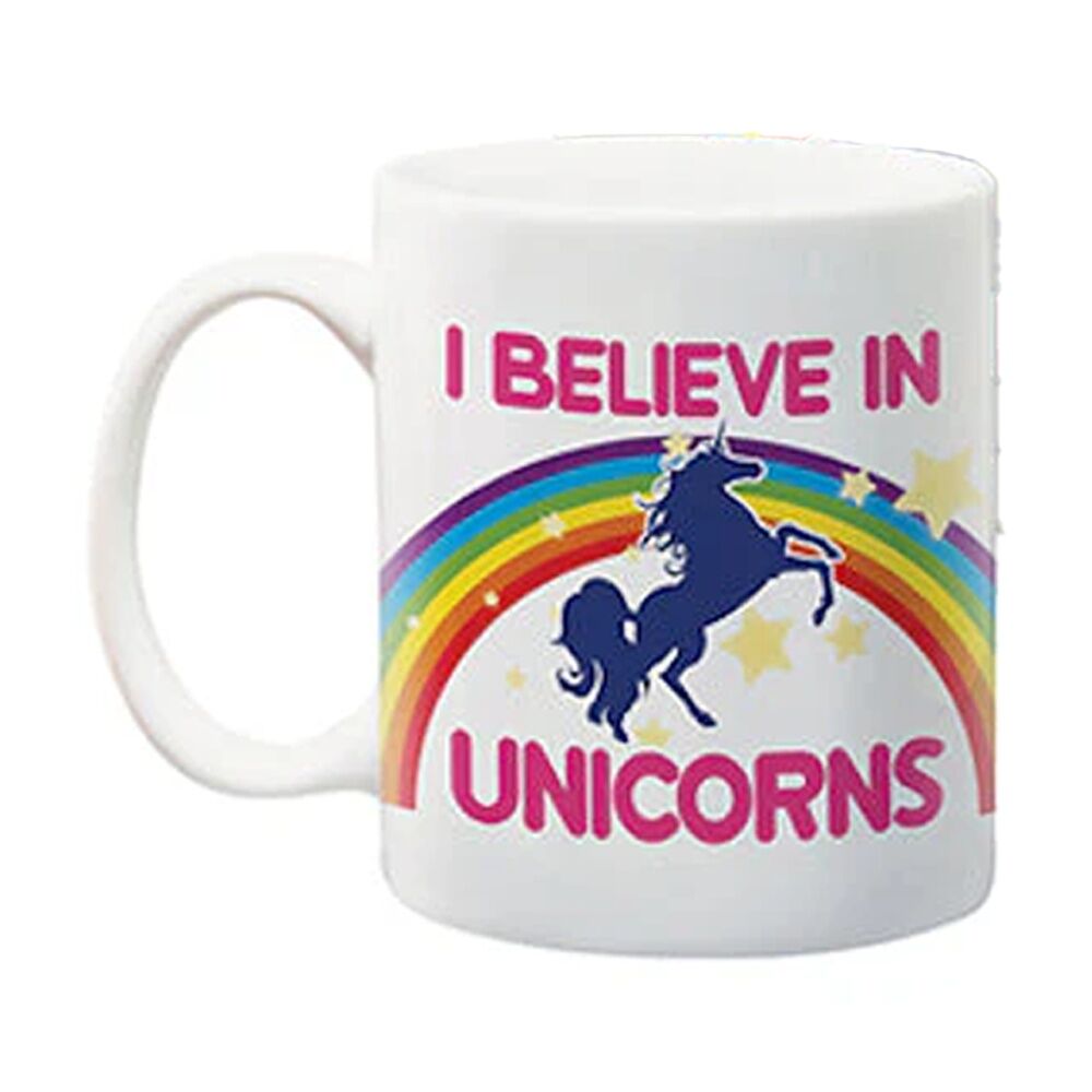 Aquarius Rainbow I Believe In Unicorns Dishwasher Microwave Safe Jumbo Mug