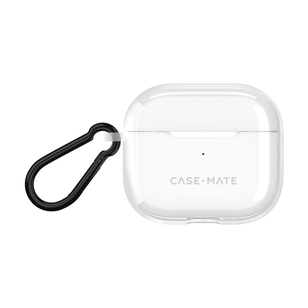 Case-Mate Clear Tough Protection Case for AirPods 4 w/ Carabiner