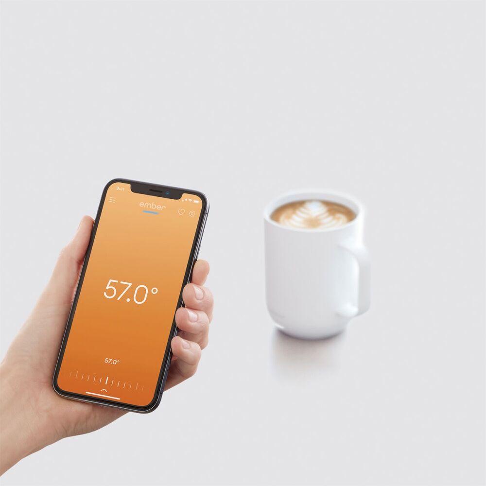 Ember 414mL White Electric Insulated Smart Mug Cup w/ Charging Coaster — image 2