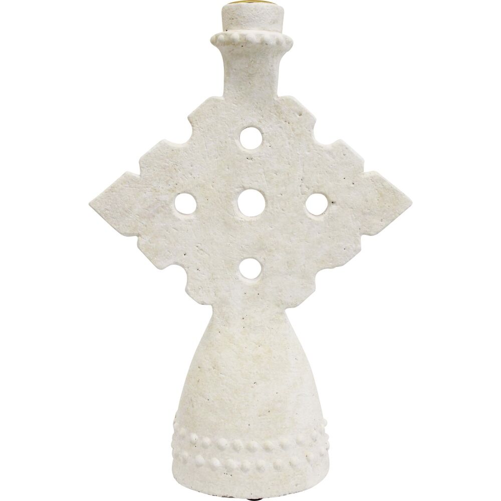 LVD 18x6.5x26cm Medium Concrete Mediterranean Geometric Candle Holder