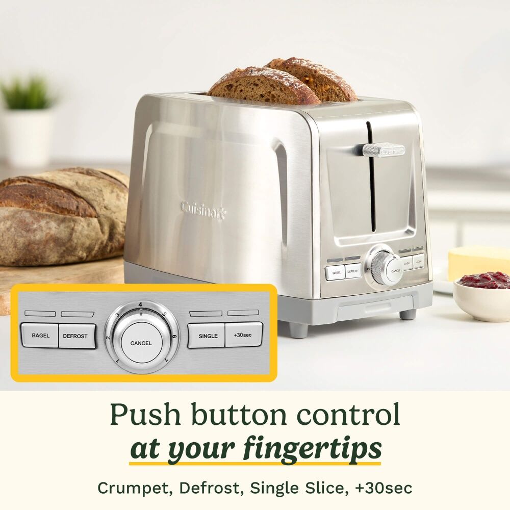 Cuisinart Core Collection 2 Slice XL Toaster Stainless Steel Kitchen — image 3