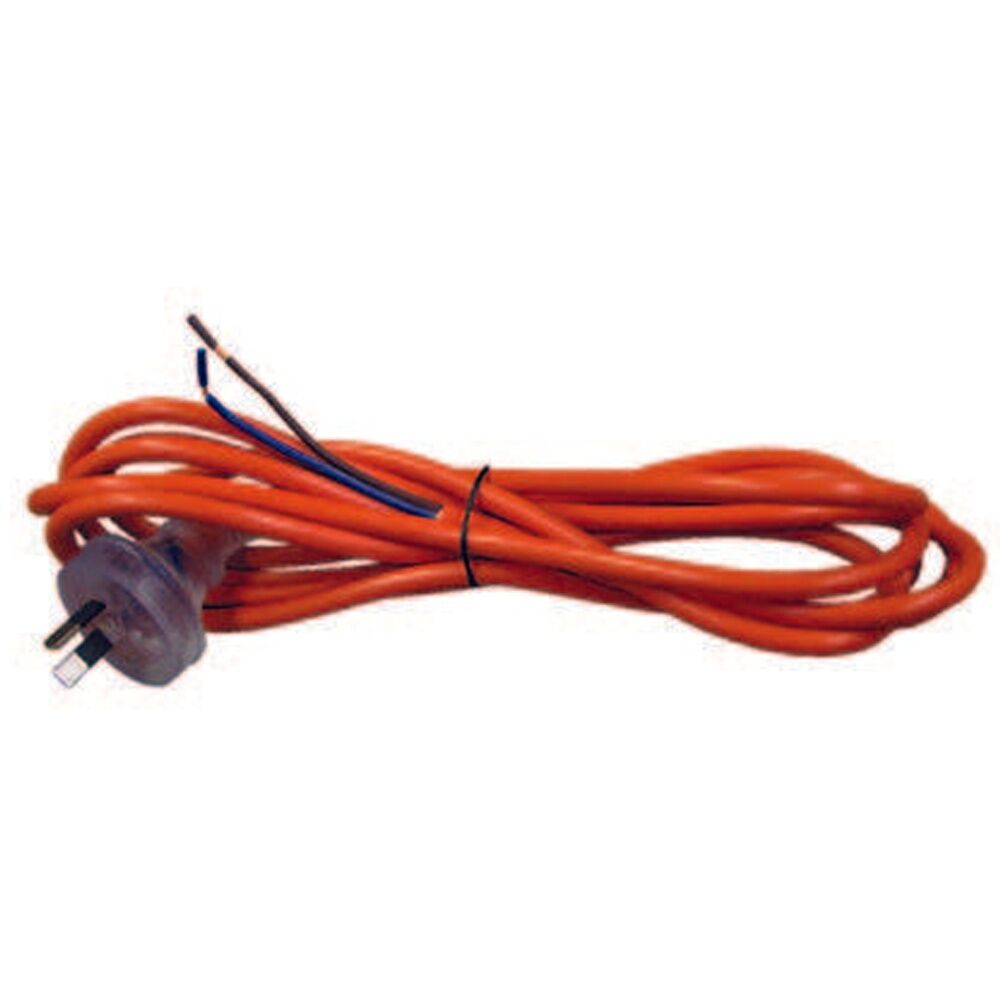 Cleanstar 3m Heavy Duty Extention Cord Power Tool Repair Lead 10 AMP Orange (2 Pack) — image 2