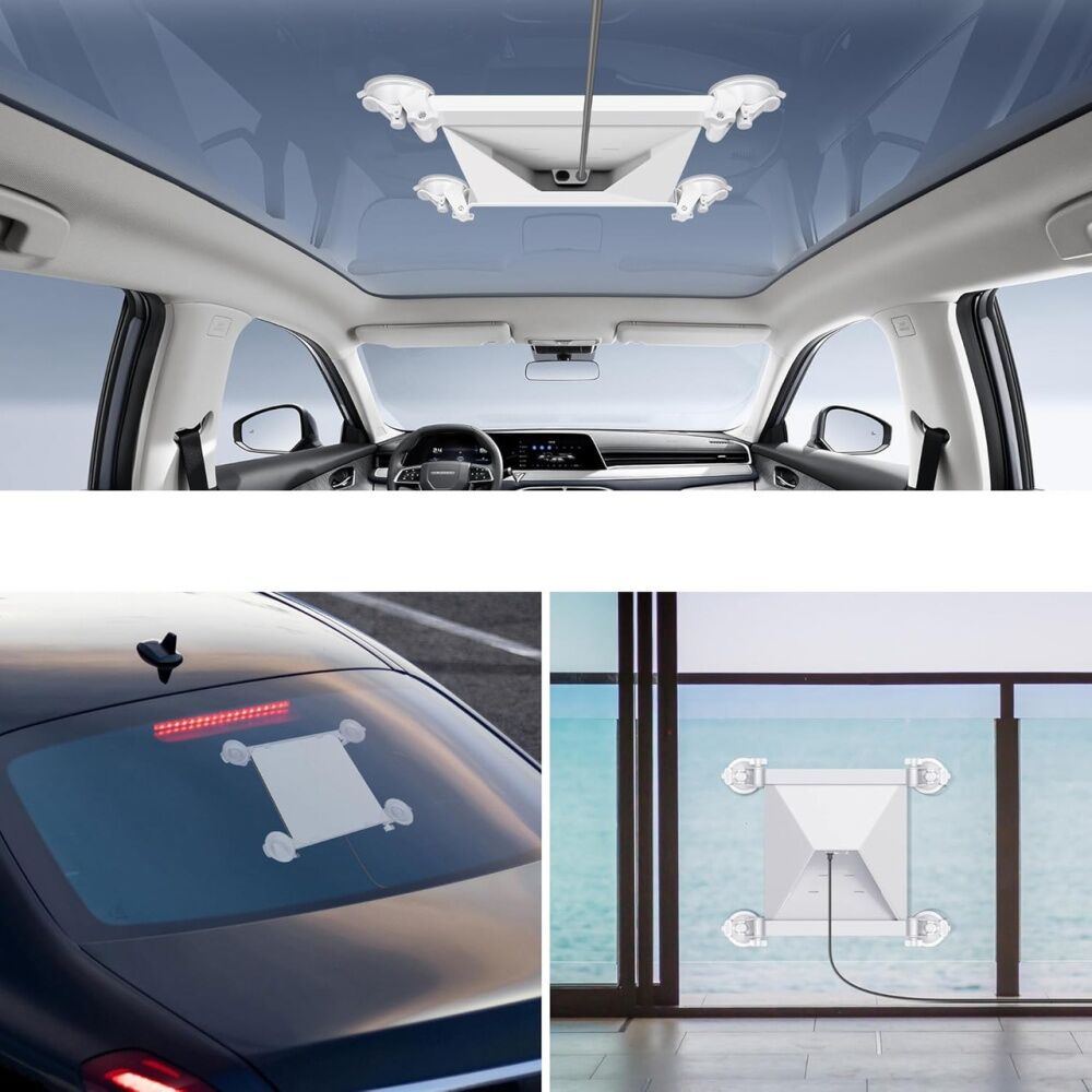 Chargecore White Starlink Mini Suction Window Mount Lever-Lock Interior Use — image 2