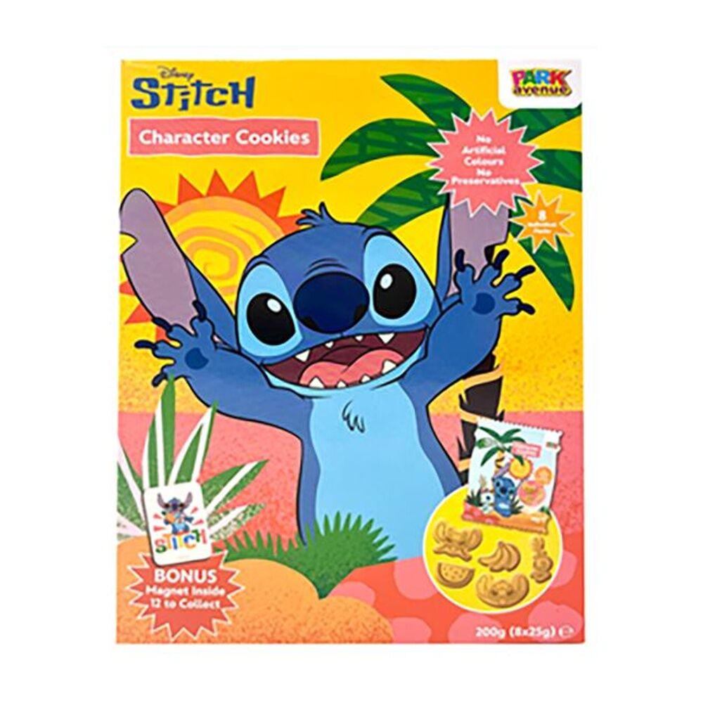 Park Avenue Disney Stitch Character Cookies Biscuits 200g (8 Pack) — image 2