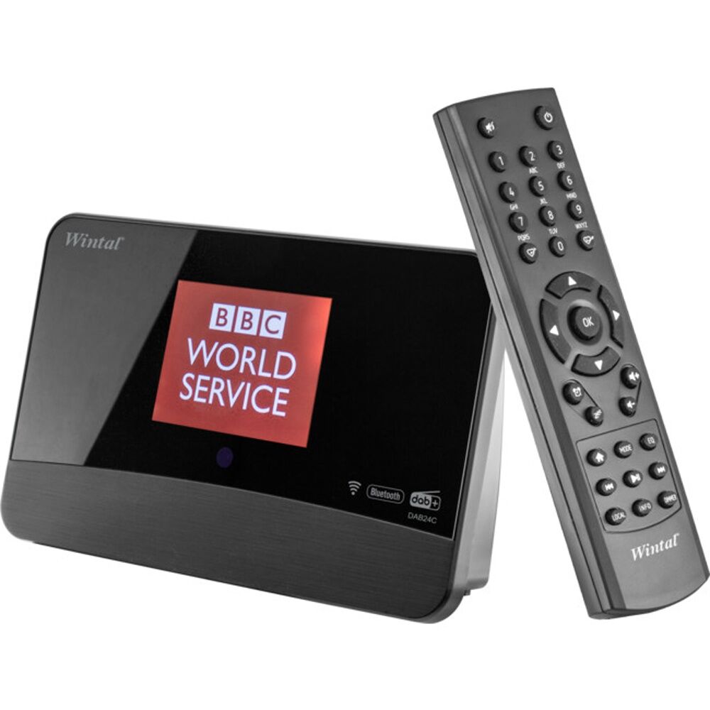 Wintal DAB Plus And Internet Radio Tuner UPnP DLNA FM Bluetooth - Network Music Streaming - Digital Radio Receiver - Dual Alarm And Sleep Timer -
