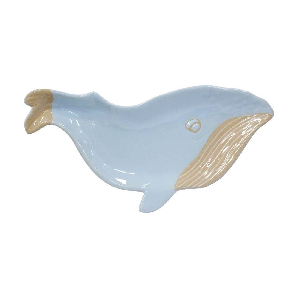 LVD Whale Ceramic Kitchen Dinner Trinket Tray Plate Home Decor 31x15x2cm (2 Pack) — image 2