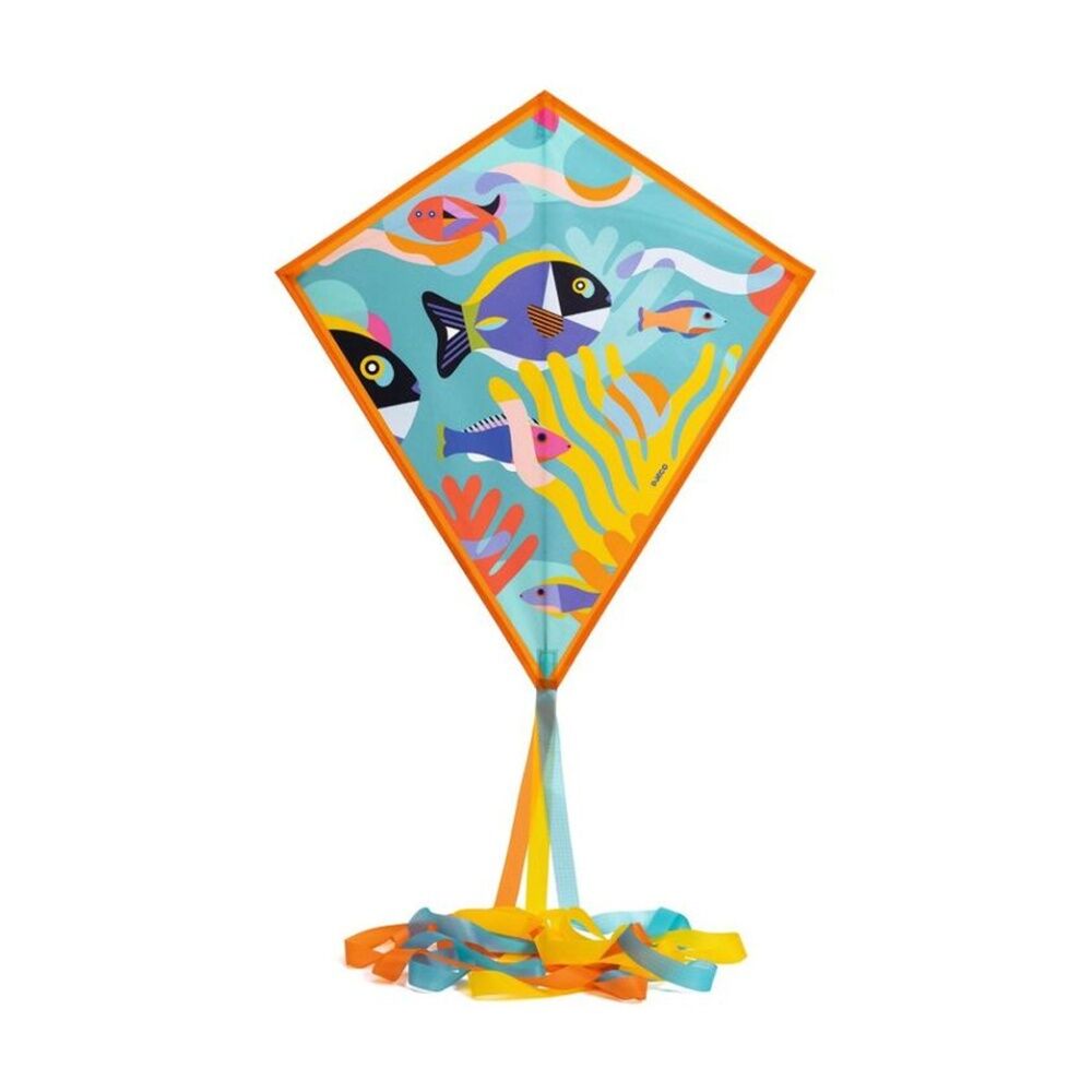 Djeco Ocean Kite Colourful Easy Assemble Lightweight Flying Toy Kids 5+ (4 Pack) — image 2